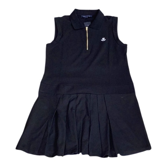NWT Tommy Hilfiger Women’s Black Sleeveless Dress Pleated Bottom Size Medium - Picture 11 of 11